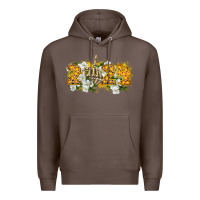 Coffee 2024 skeleton middle finger new year Premium Hoodie - CowGirlArtShop