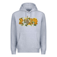 Heather Grey 2024 skeleton middle finger new year Premium Hoodie - CowGirlArtShop