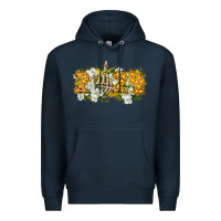 Navy 2024 skeleton middle finger new year Premium Hoodie - CowGirlArtShop