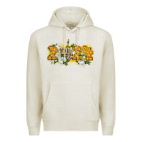Oatmeal Heather 2024 skeleton middle finger new year Premium Hoodie - CowGirlArtShop
