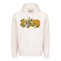 Pale Pink 2024 skeleton middle finger new year Premium Hoodie - CowGirlArtShop