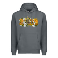 Rock 2024 skeleton middle finger new year Premium Hoodie - CowGirlArtShop