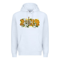 White 2024 skeleton middle finger new year Premium Hoodie - CowGirlArtShop