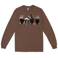 Chestnut grey christmas afro gnomies Long Sleeve Tee - MaliasSmallBusiness