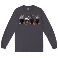Smoke grey christmas afro gnomies Long Sleeve Tee - MaliasSmallBusiness