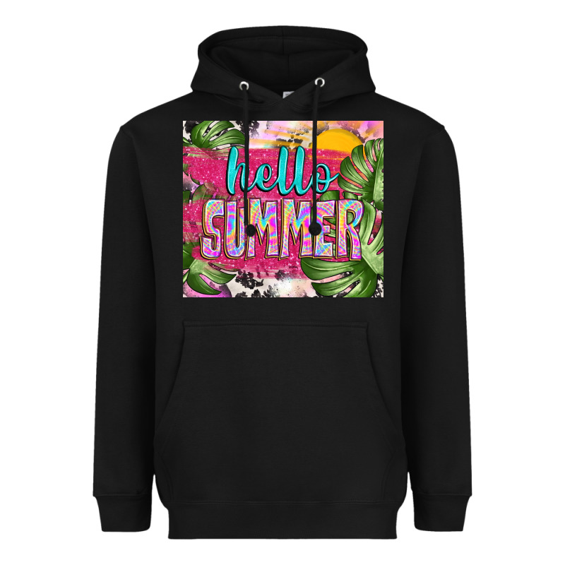 Hello Summer With Cowhide Heavyweight Hoodie by TumblerDesignByShophia | Teevron