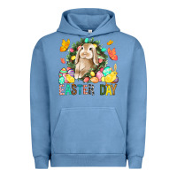 Pigment Pebble Blue Easter Day Urban Hoodie - BundleAndBundleShop
