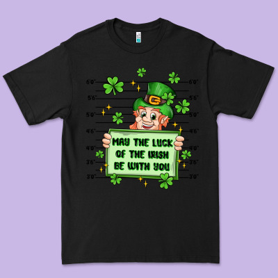 May The Luck Of The Irish Be With You Premium Tee Designed By Artiststas