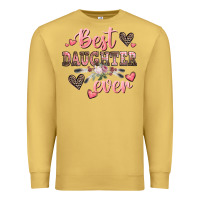 Antique Gold best daughter ever mother's day Premium Sweatshirt - CowGirlArtShop