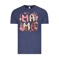 Vintage Denim floral mama Vintage Tee - MaliasSmallBusiness