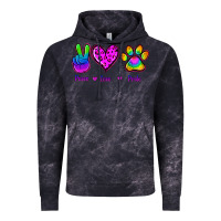 Cloud Black Peace Love Pride Vintage Hoodie - Jasminsmagicworld