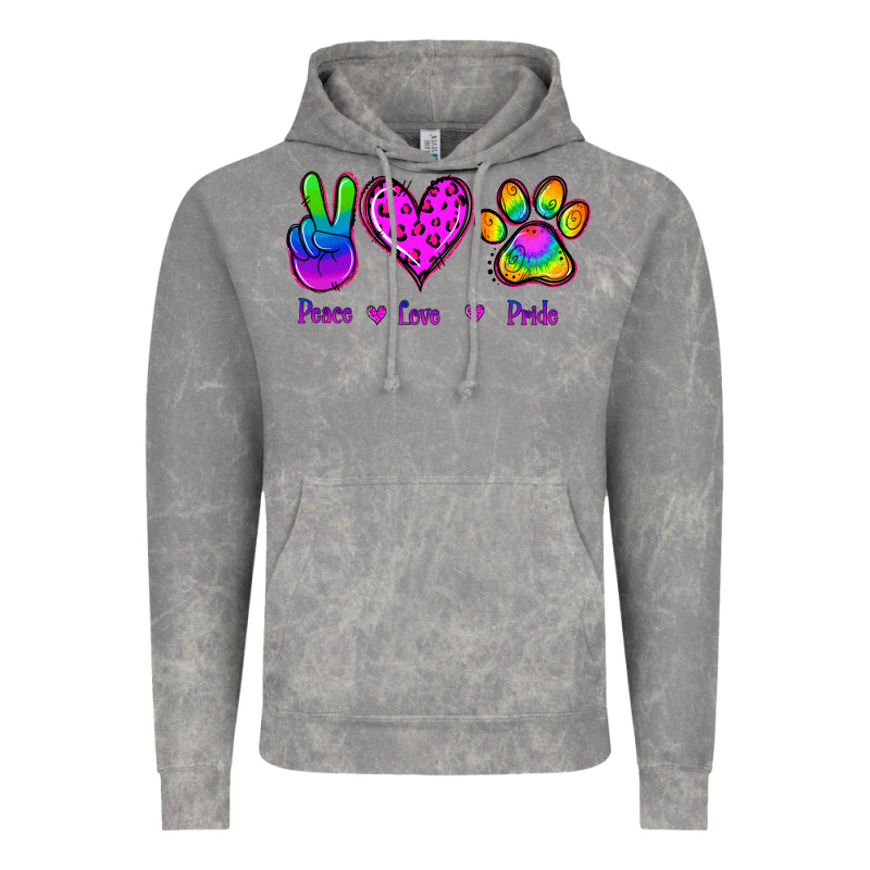 Peace Love Pride Vintage Hoodie by Jasminsmagicworld | Teevron