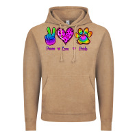 Vintage Coffee Peace Love Pride Vintage Hoodie - Jasminsmagicworld