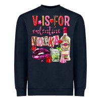 Navy v is for vodka Heavyweight Sweatshirt - NancyCooperArtShop
