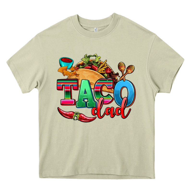 Taco Dad Heavy Core Tee by AdoDesignShop | Teevron