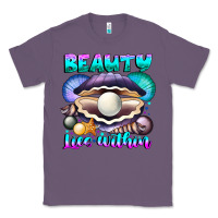 Lavender Beauty Lies Within Classic Tee - CowhideDigitalArt