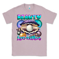 Lilac Beauty Lies Within Classic Tee - CowhideDigitalArt