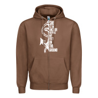 Chestnut she is the anchor keeping my feet on the ground Zipper Hoodie - Bettercallsaul