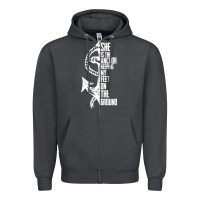 Smoke she is the anchor keeping my feet on the ground Zipper Hoodie - Bettercallsaul