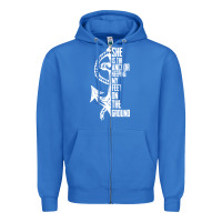 True Royal she is the anchor keeping my feet on the ground Zipper Hoodie - Bettercallsaul