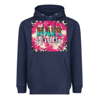 Navy hair hustler with elements Heavyweight Hoodie - TumblerDesignByShophia