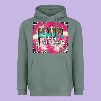 Hair Hustler With Elements Heavyweight Hoodie Designed By Tumblerdesignbyshophia