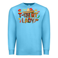 Ocean Blue cinco de mayo lady Premium Sweatshirt - CowGirlArtShop