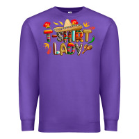 Purple cinco de mayo lady Premium Sweatshirt - CowGirlArtShop