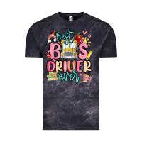Cloud Black best bus driver ever Vintage Tee - MaliasSmallBusiness