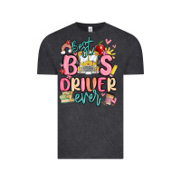 Vintage Black best bus driver ever Vintage Tee - MaliasSmallBusiness