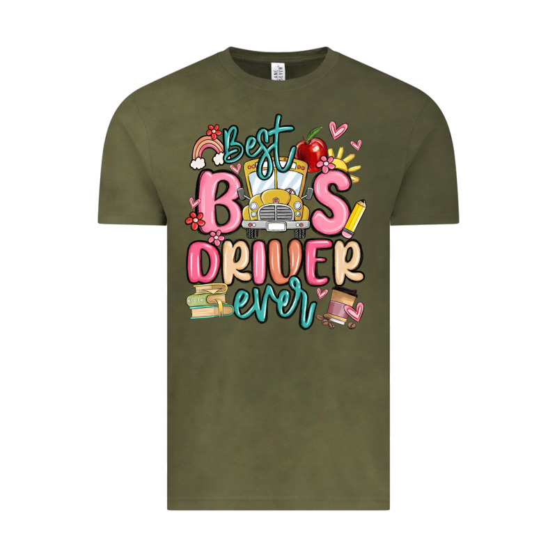 Best Bus Driver Ever Vintage Tee by MaliasSmallBusiness | Teevron
