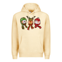 Pina Colada christmas reindeer polar bear snowman Premium Hoodie - CowGirlArtShop