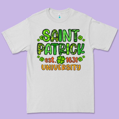 Saint Patrick University Premium Tee Designed By Artiststas