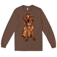 Chestnut labrador Long Sleeve Tee - JahusDesignShop