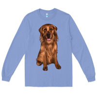 Colony Blue labrador Long Sleeve Tee - JahusDesignShop