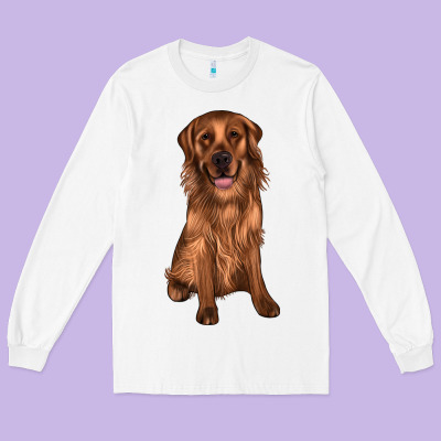 Labrador Long Sleeve Tee Designed By Jahusdesignshop