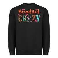 Black beautiful crazy Heavyweight Sweatshirt - NancyCooperArtShop