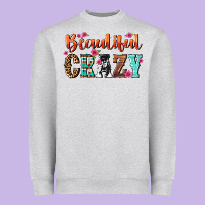 Beautiful Crazy Heavyweight Sweatshirt Designed By Nancycooperartshop