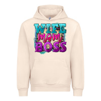 Sandshell wife mom boss Urban Hoodie - FaDigitalArtStudio