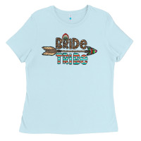 Baby Blue bride tribe Ladies Tee - CowhideDigitalArt