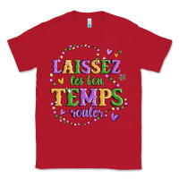 Red laissez les bon temps rouler Classic Tee - MaliasSmallBusiness