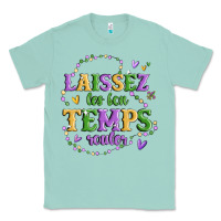 Seafoam laissez les bon temps rouler Classic Tee - MaliasSmallBusiness