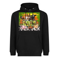 Black farm life with animals Heavyweight Hoodie - TumblerDesignByShophia