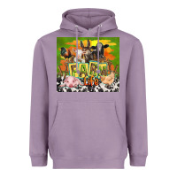 Lavender farm life with animals Heavyweight Hoodie - TumblerDesignByShophia