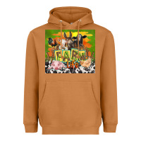 Meerkat farm life with animals Heavyweight Hoodie - TumblerDesignByShophia