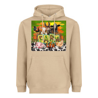 Mushroom farm life with animals Heavyweight Hoodie - TumblerDesignByShophia