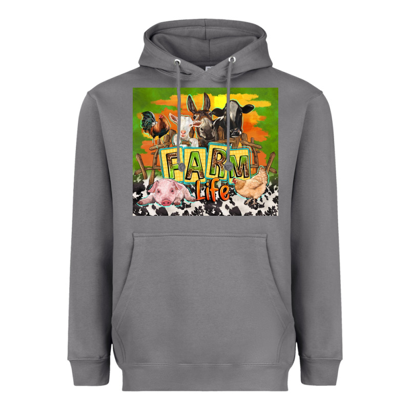 Farm Life With Animals Heavyweight Hoodie by TumblerDesignByShophia | Teevron