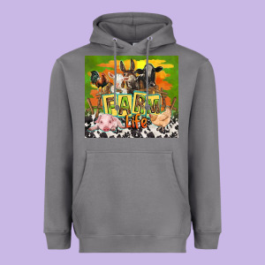 Farm Life With Animals Heavyweight Hoodie Designed By Tumblerdesignbyshophia