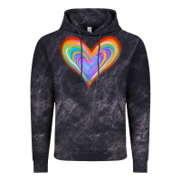 Cloud Black Watercolor Pride Heart Vintage Hoodie - Jasminsmagicworld