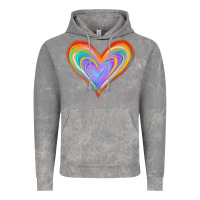 Cloud Rock Watercolor Pride Heart Vintage Hoodie - Jasminsmagicworld